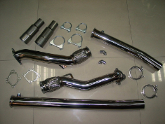 3 Downpipes For Audi Allroad S4 A6 Tiptronic 2.7L TT RS4 Stainless Steel 